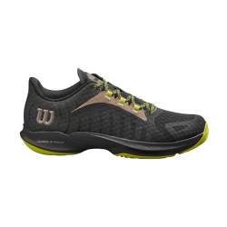 Wilson Herren Hurakn Pro Tennisschuh, Black Lime Green Falcon, 41 EU von Wilson