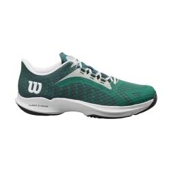 Wilson Herren Hurakn Pro Tennisschuh, Evergreen White Black, 45 1/3 EU von Wilson