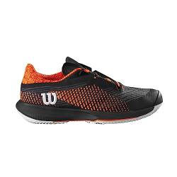 Wilson Herren KAOS Swift 1.5 Clay Sneaker, Black/Phantom/Shocking Orange, 44 2/3 EU von Wilson