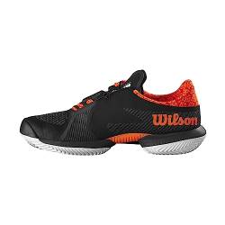Wilson Herren KAOS Swift 1.5 Clay Sneaker, Black/Phantom/Shocking Orange, 44 EU von Wilson