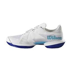 Wilson Herren KAOS Swift 1.5 Clay Sneaker, White/Blue Atoll/Lapis Blue, 47 1/3 EU von Wilson