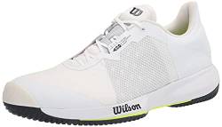 Wilson Herren Tennisschuhe, KAOS SWIFT, Weiß/Grau/Gelb, 40, Für alle Bodenbeläge, Alle Spielertypen, WRS327520E065 von Wilson