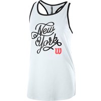 Wilson NYC Calligra Tech Tank-Top Damen in weiß, Größe: S von Wilson