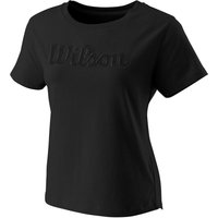 Wilson Script Eco CTN T-Shirt Damen in schwarz von Wilson