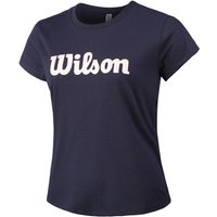Wilson Script Tech T-Shirt Damen in blau, Größe: XL von Wilson
