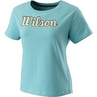 Wilson Sript Eco T-Shirt Damen in blau von Wilson