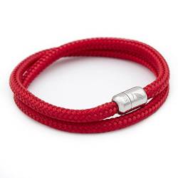 Wind Passion – Paracord Armband aus Seemannsgarn, handgemacht & geflochten | Segeltau Armband Herren, Surfer Armband Frauen | Ideale Partner Geschenke, Herren Geschenke | Segeltau Armband, wasserfest von Wind Passion