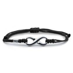 Wind Passion - Unendlichkeitszeichen Armband | Infinity Armband für Herren und Damen | Segeltau Armband, Maritim & Wasserfest | Handgemacht Infinity Surfer Armband von Wind Passion