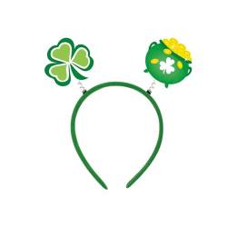 St. Patricks Day Haarreif, irische Fest, Kleeblatt Deko Accessoires für Irish Party, Karneval & Mottoparty Accessoire von Windsfinr