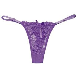 Windsfinr Hipster Unterhosen Damen String Tanga Damen Sexy Hipster UnterwäSche Damen mit Blumen Drucken Seamless Slips für Frauen Sex Nahtlose UnterhöSen Damen String Tanga Damen Strings Damen Sexy von Windsfinr