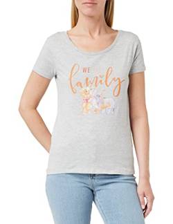 Winnie the Pooh Damen Wodwinits010 T-Shirt, grau meliert, Large von Winnie the Pooh