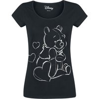 Winnie The Pooh - Disney T-Shirt - Sketchy Pooh - L bis XXL - für Damen - Größe XL - schwarz  - EMP exklusives Merchandise! von Winnie the pooh