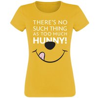 Winnie The Pooh - Disney T-Shirt - There's No Such Thing As Too Much Hunny! - S bis XL - für Damen - Größe L - gelb  - Lizenzierter Fanartikel von Winnie the pooh