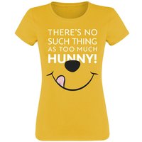 Winnie The Pooh - Disney T-Shirt - There's No Such Thing As Too Much Hunny! - S bis XL - für Damen - Größe S - gelb  - Lizenzierter Fanartikel von Winnie the pooh