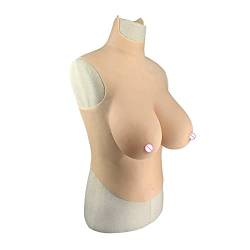 Wisfancy Silikonbrüste Crossdressers Brustplatte künstliche brüste Realistisch Brustprothesen für Transgender Drag Queen Mastektomie B-H Cup von Wisfancy