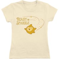 Wish - Disney T-Shirt - Ready To Sparkle - 104 bis 164 - für Mädchen & Jungen - Größe 164 - natur  - Lizenzierter Fanartikel von Wish