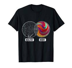 Realität Magie Physik T-Shirt von Wissenschaft Physiklehrer Geschenk Physiker