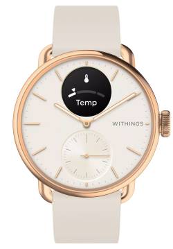 Withings HWA10-Model 3-All-Int Damen-Smartwatch ScanWatch 2 roségold/sand 38 mm von Withings
