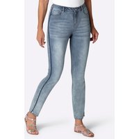 Witt Damen 5-Pocket-Jeans, blue-bleached von Witt