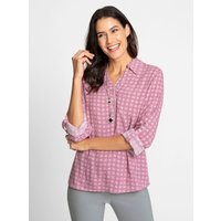 Witt Weiden Damen Bluse altrosa-dunkelrot-bedruckt von Witt