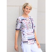 Witt Weiden Damen Bluse ecru-flieder-bedruckt von Witt