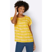 Witt Damen Bluse, sonnengelb-ecru-bedruckt von Witt