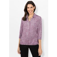 Witt Weiden Damen Bluse violett-weiß-bedruckt von Witt