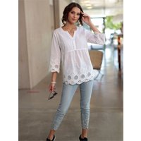 Witt Weiden Damen Bluse weiß von Witt