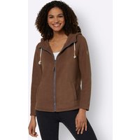 Witt Weiden Damen Fleecejacke braun von Witt