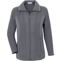 Witt Weiden Damen Fleecejacke grau-meliert von Witt