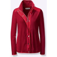 Witt Weiden Damen Fleecejacke rot-burgund von Witt