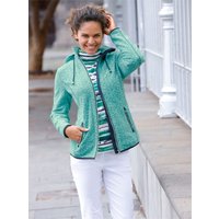 Witt Weiden Damen Fleecejacke smaragd-meliert von Witt