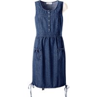 Witt Damen Jeanskleid mit seitlichem Reißverschluss, blue-stone-washed von Witt