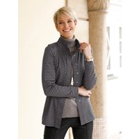 Witt Weiden Damen Jersey-Bluse grau-schwarz-gemustert von Witt