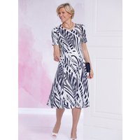 Witt Weiden Damen Jerseykleid marine-ecru-bedruckt von Witt