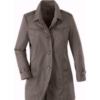 Witt Damen Kurzmantel in Trenchcoat-Optik, taupe von Witt