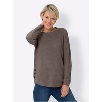 Witt Weiden Damen Langarm-Pullover dunkeltaupe von Witt