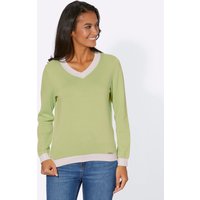 Witt Weiden Damen Langarm-Pullover lindgrün von Witt