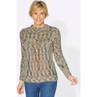 Witt Weiden Damen Langarm-Pullover sesam-meliert von Witt