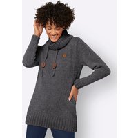 Witt Weiden Damen Longpullover anthrazit von Witt