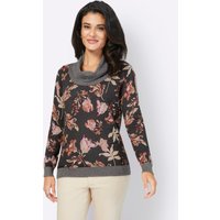 Witt Weiden Damen Pullover anthrazit-bedruckt von Witt