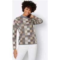 Witt Weiden Damen Pullover champagner-dunkeltaupe von Witt