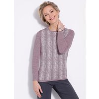 Witt Weiden Damen Pullover mauve-steingrau-gemustert von Witt