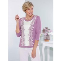 Witt Weiden Damen Pullover orchidee-ecru-gemustert von Witt