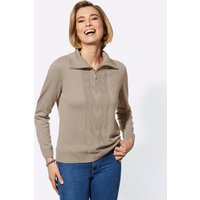 Witt Weiden Damen Pullover sesam-meliert von Witt