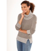 Witt Damen Pullover, taupe von Witt