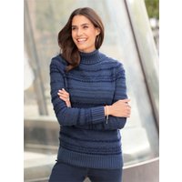 Witt Weiden Damen Rollkragenpullover jeansblau-meliert von Witt