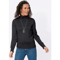 Witt Weiden Damen Rollkragenpullover schwarz von Witt