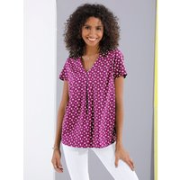 Witt Weiden Damen Schlupf-Bluse magenta-bedruckt von Witt