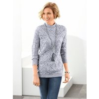 Witt Weiden Damen Stehkragenpullover grau-meliert von Witt